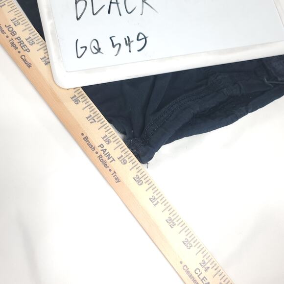 Dash Button Zip Cargo Dark Wash Pants Womens Size 18W Black - Picture 8 of 9